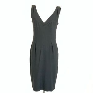 DVF Like New Thick winter weight cotton Jersey strech Dress size 6